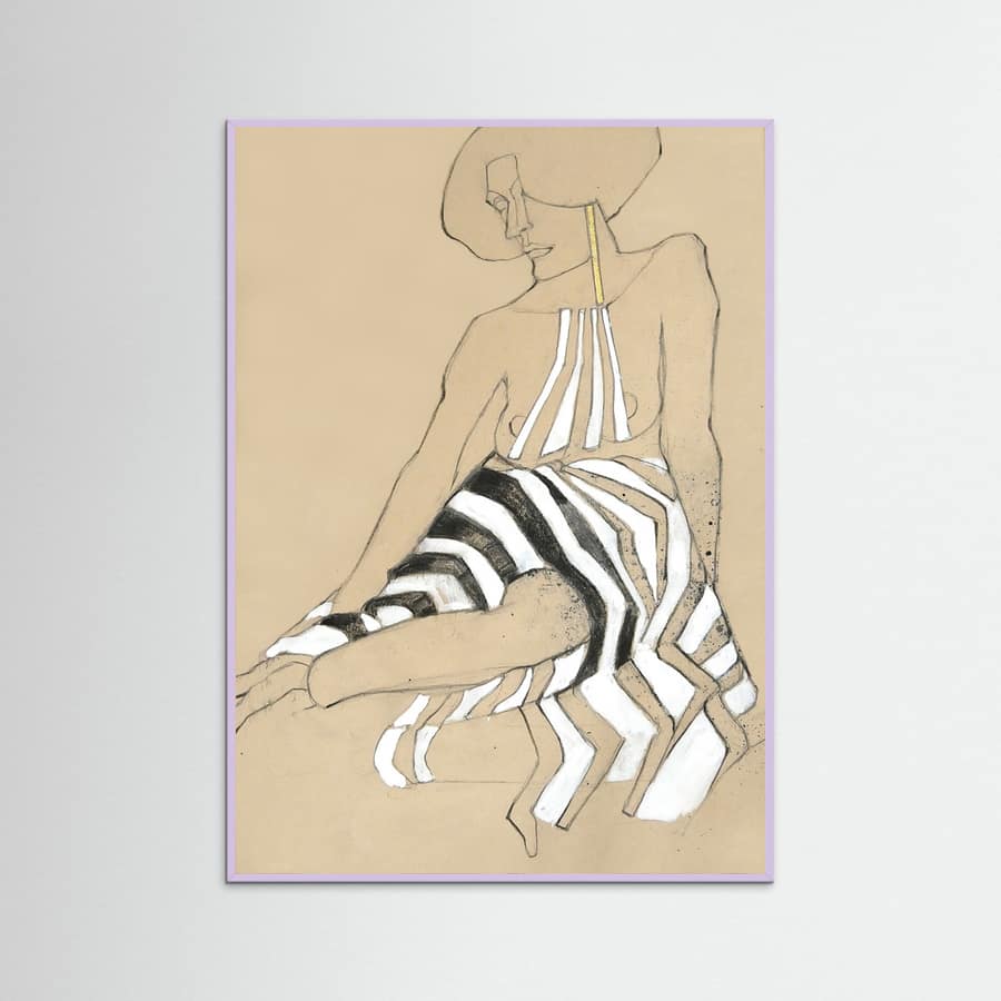 Nude Art Nouveau Poster – poster and art print