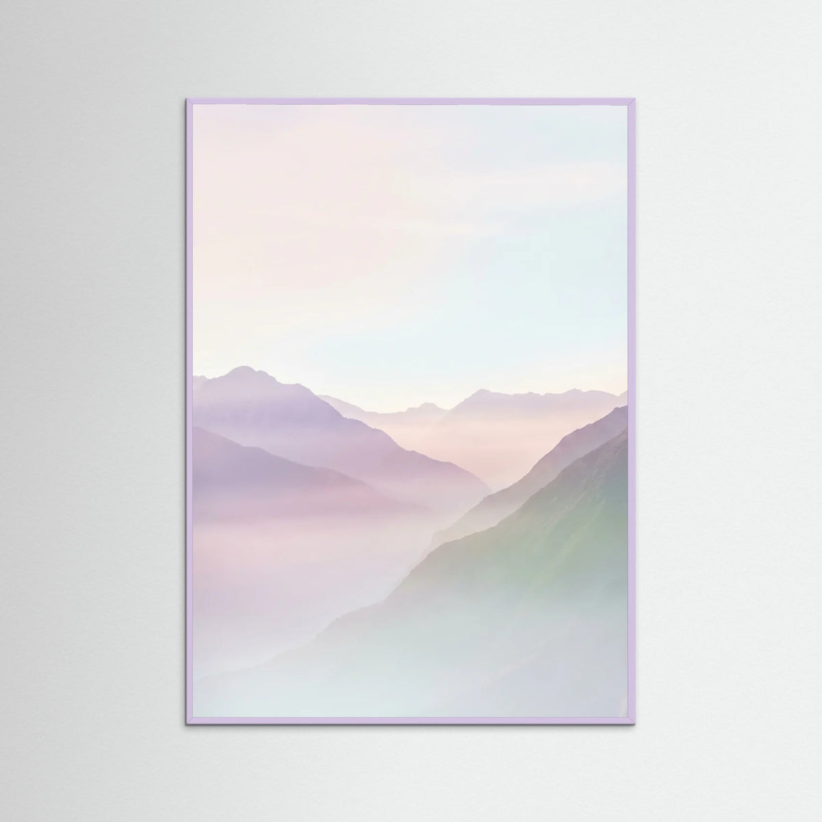 Lilac Wood Ocean Serenity