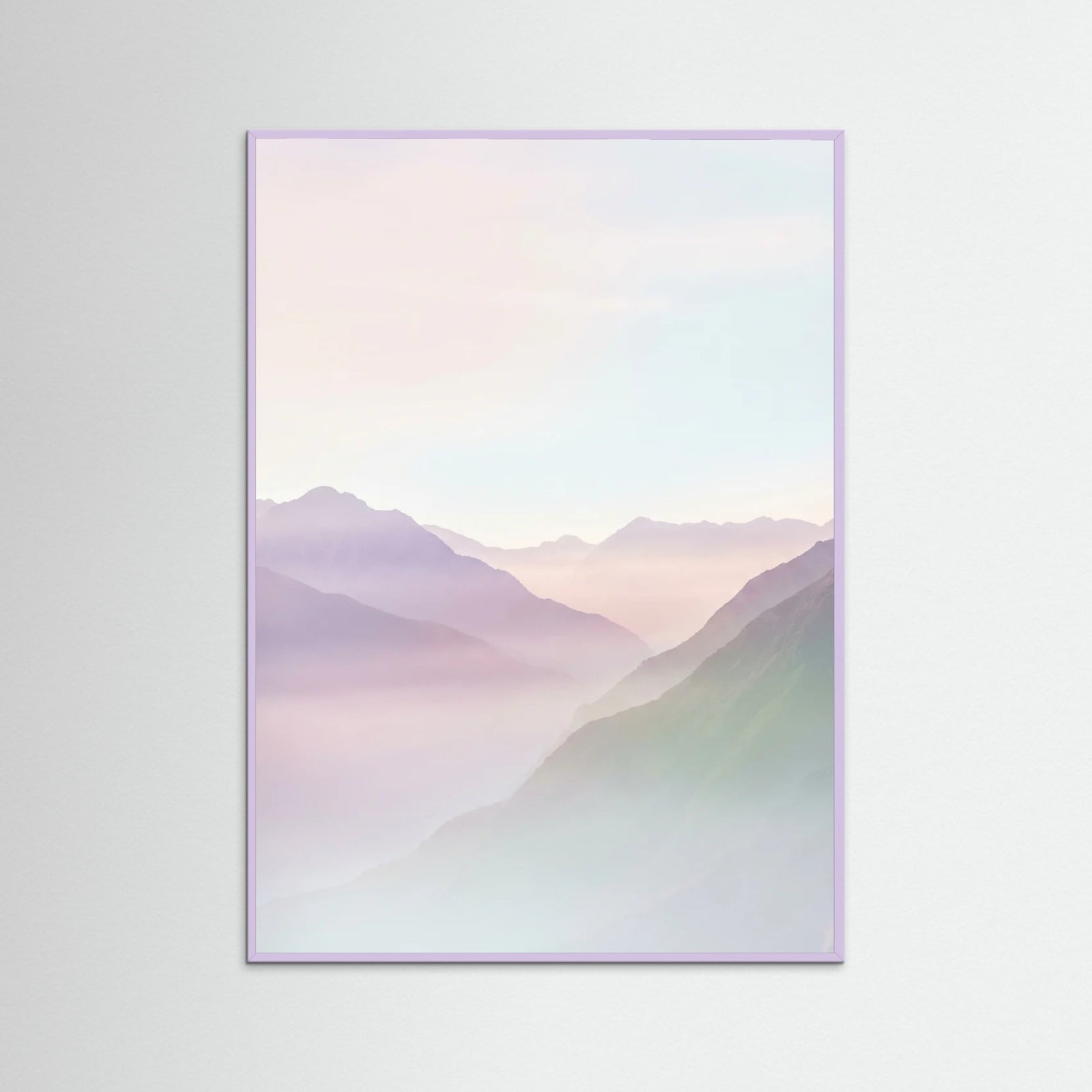 Lilac Wood Ocean Serenity