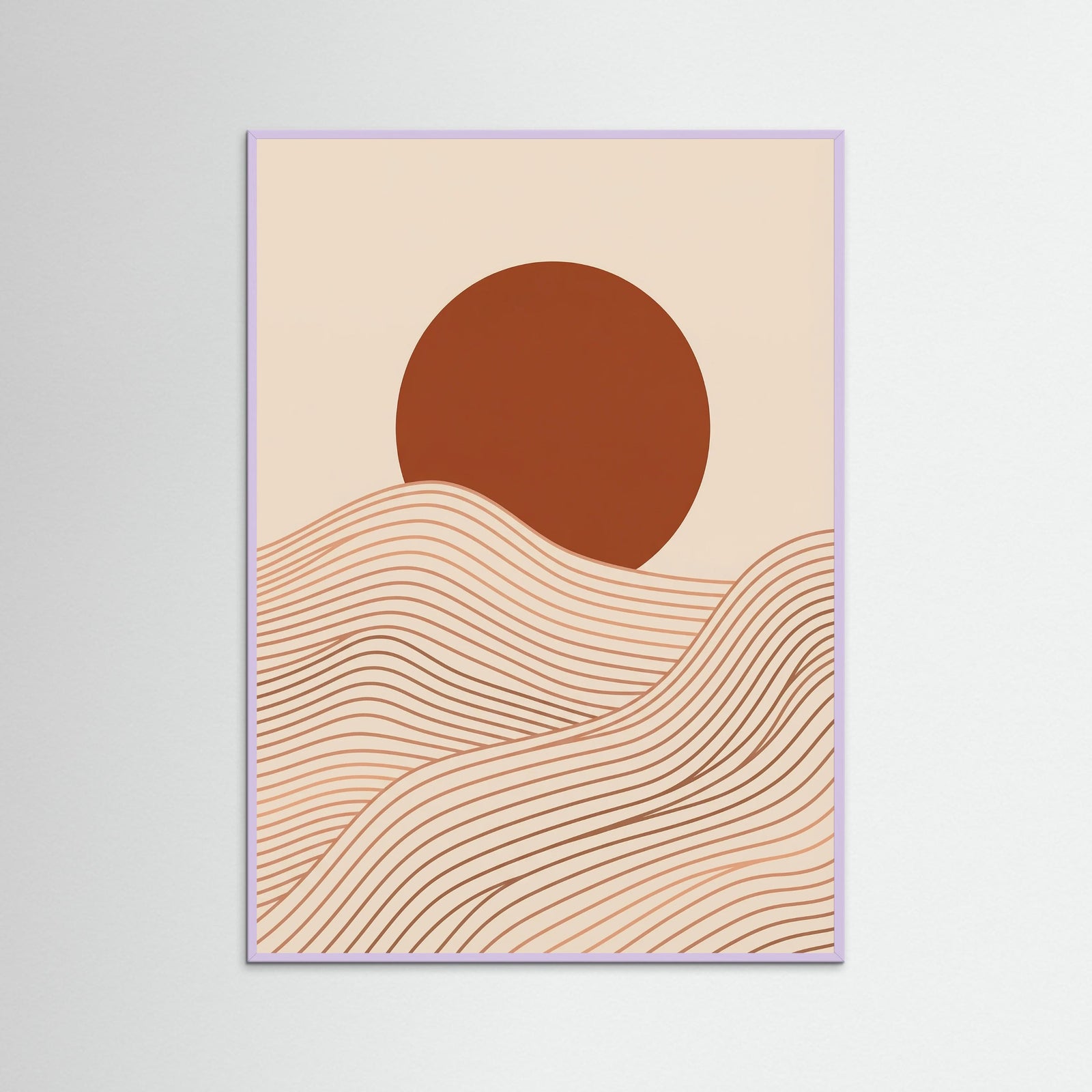 Lilac Wood Ocean Serenity