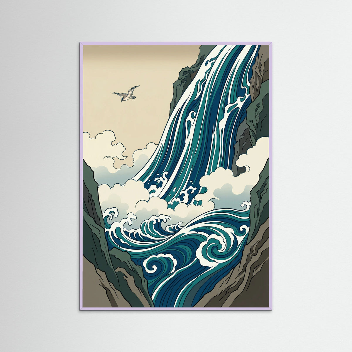 Lilac Wood Oceans Crest