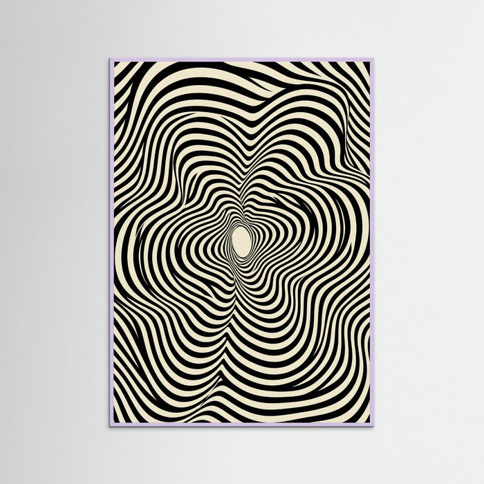 Lilac Wood Optical Swirls