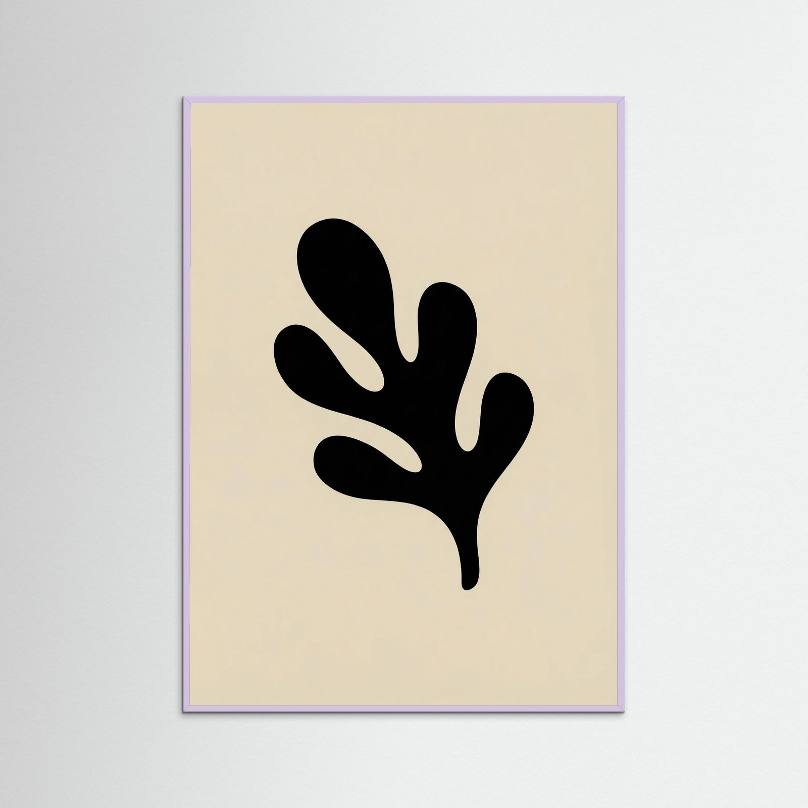 Lilac Wood Organic Abstraction