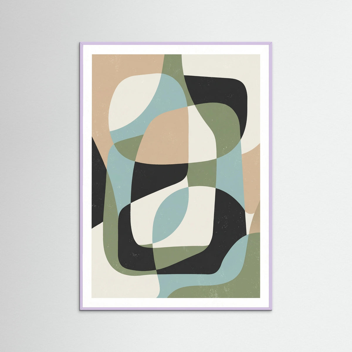 Lilac Wood Organic Abstraction