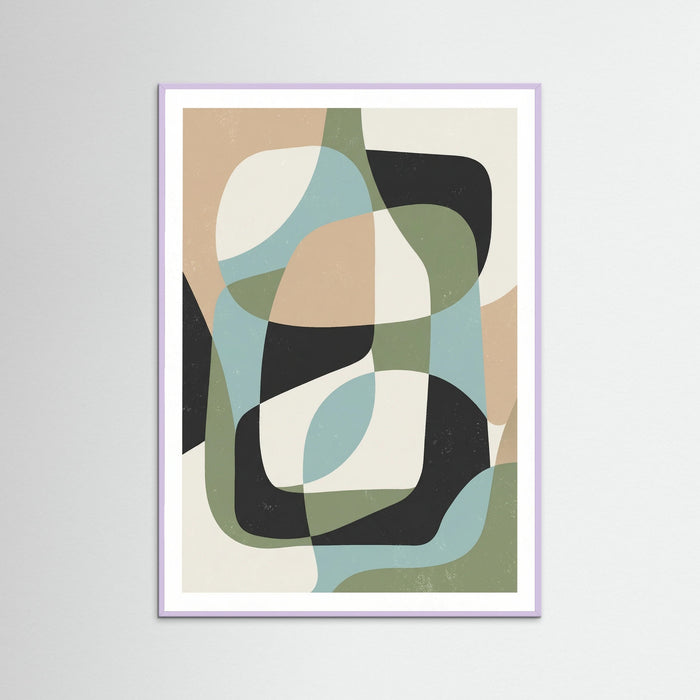 Lilac Wood Organic Abstraction
