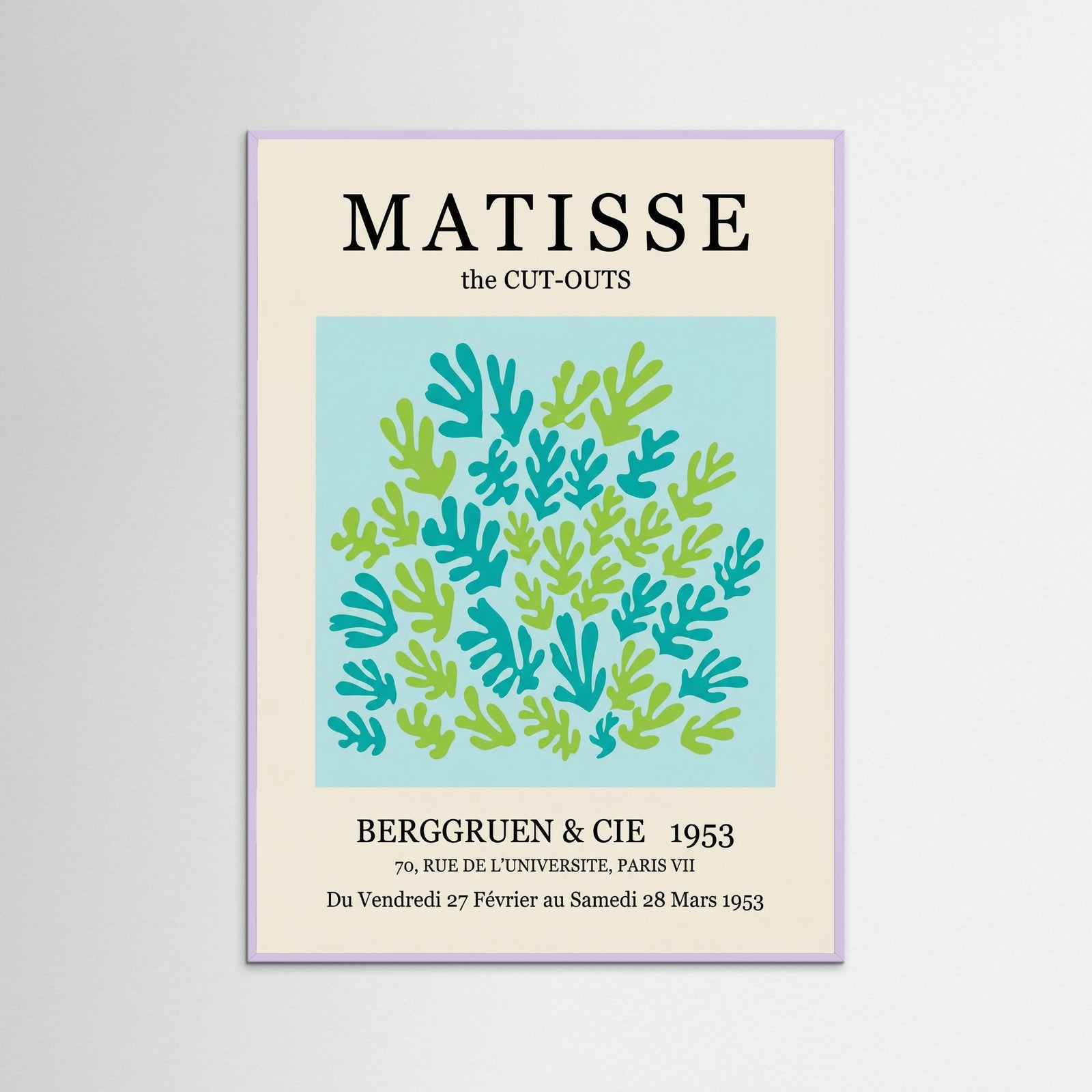 Lilac Wood Organic Bloom Abstraction