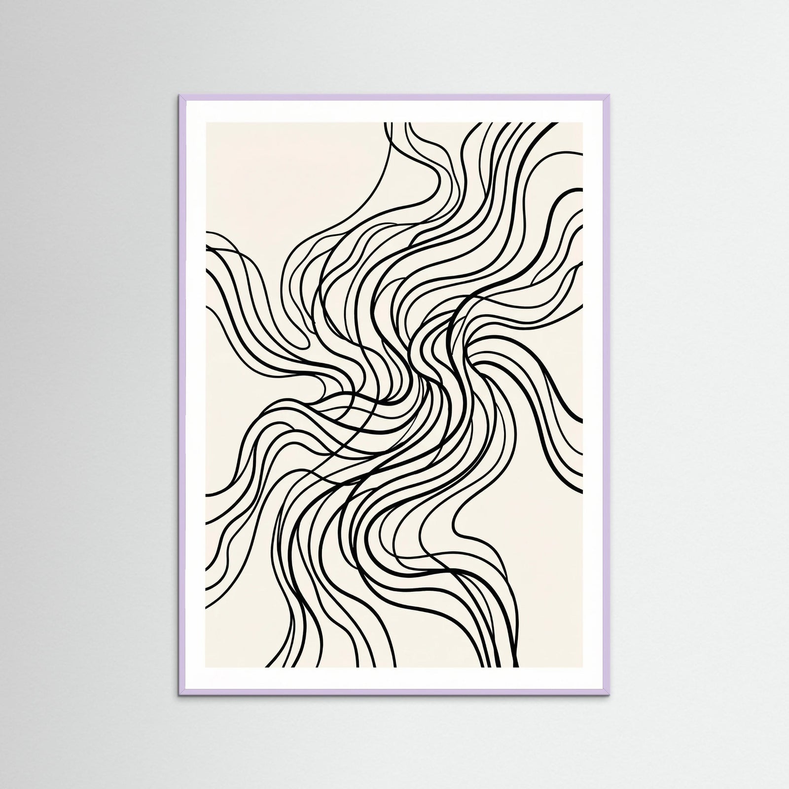 Lilac Wood Organic Flow Black