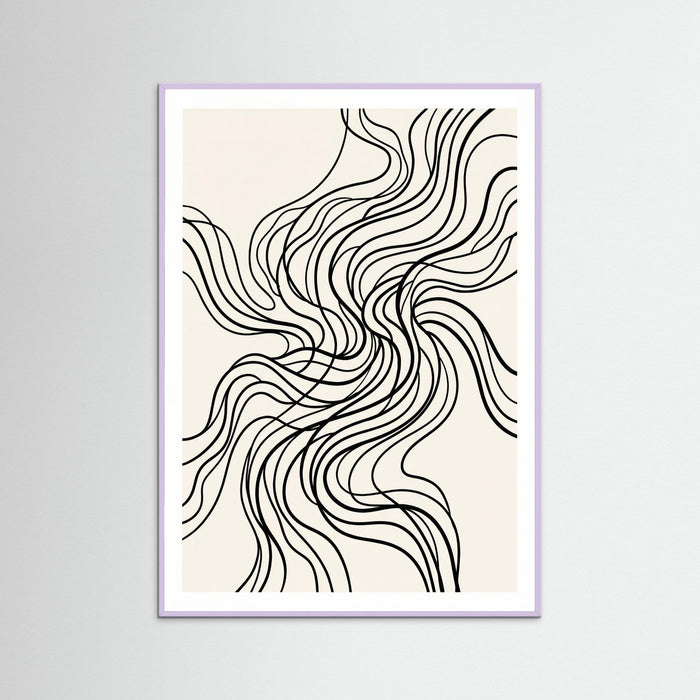 Lilac Wood Organic Flow Black
