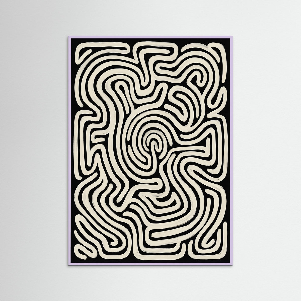 Lilac Wood Organic Flow Black