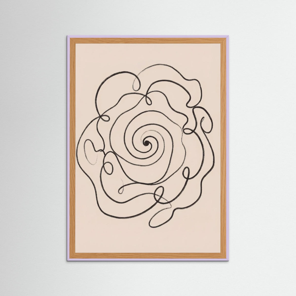 Lilac Wood Organic Flow Black