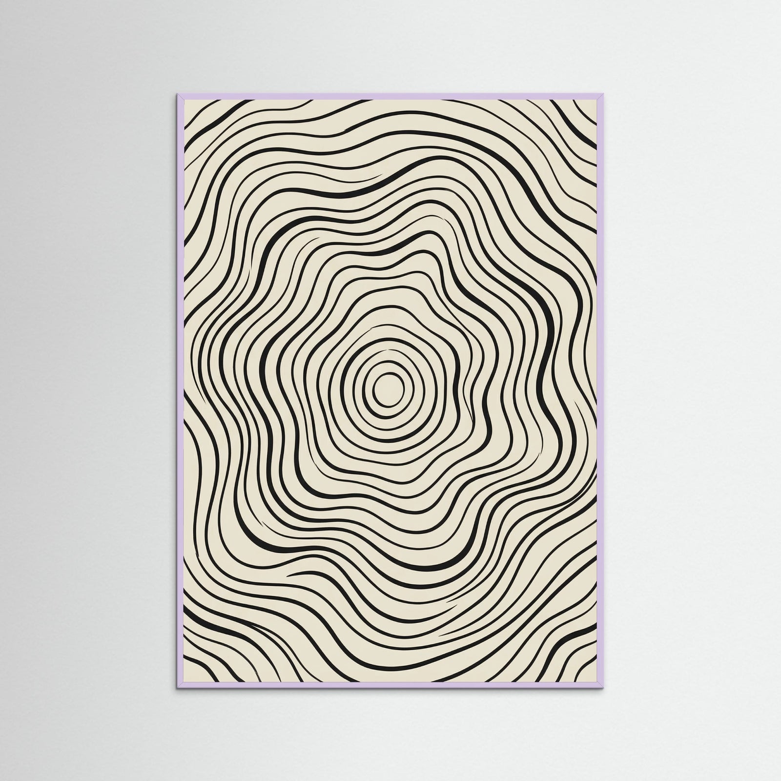 Lilac Wood Organic Flow Black