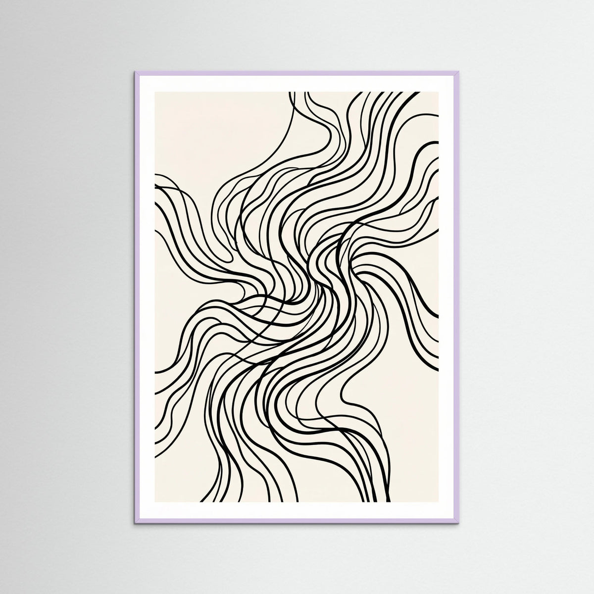 Lilac Wood Organic Flow Black