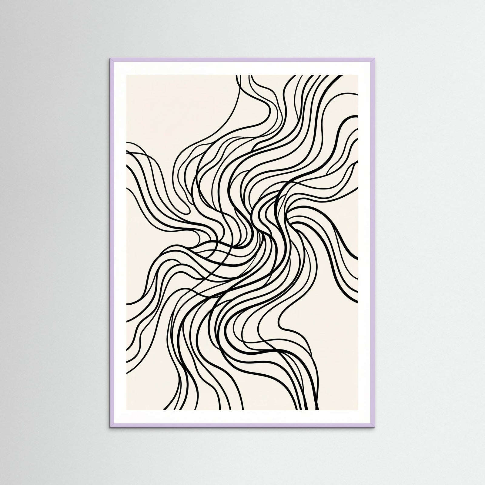 Lilac Wood Organic Flow Black