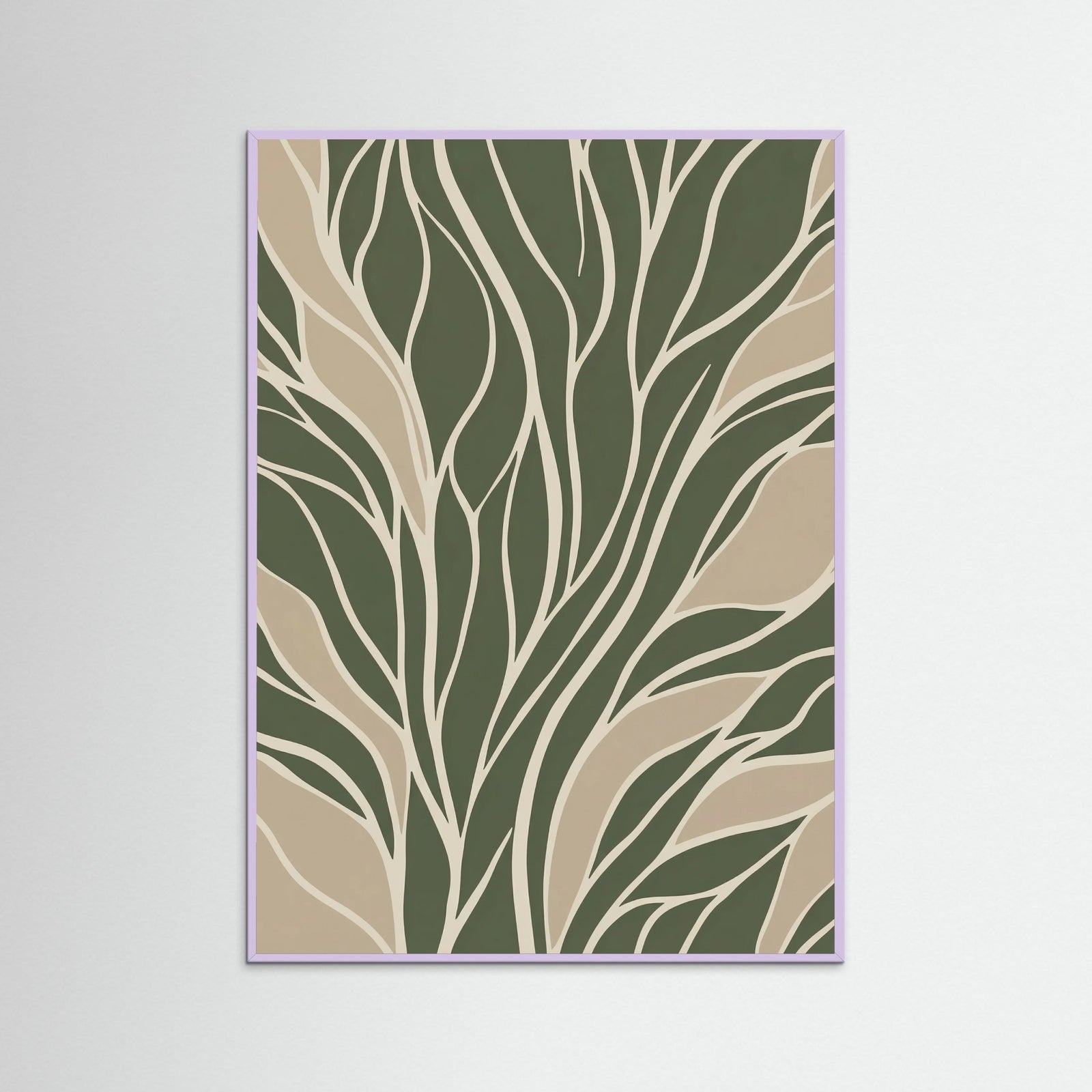 Lilac Wood Organic Flow Green