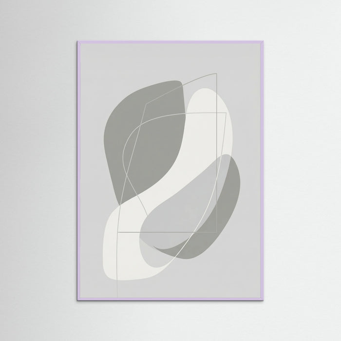 Lilac Wood Organic Grey Forms