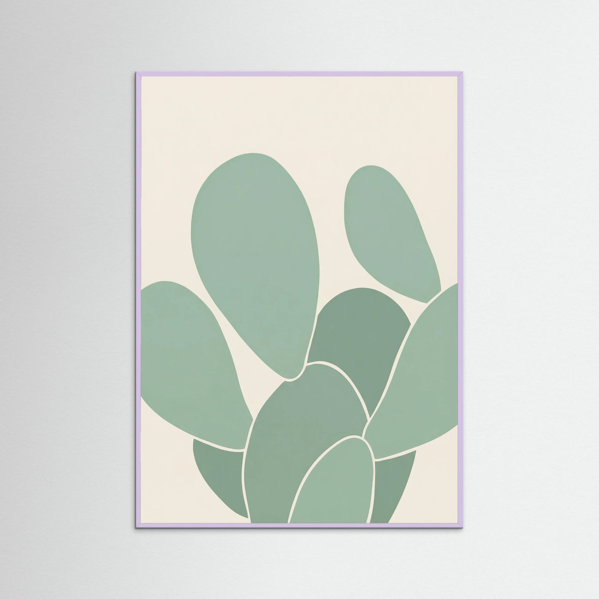 Lilac Wood Organic Leaf Study