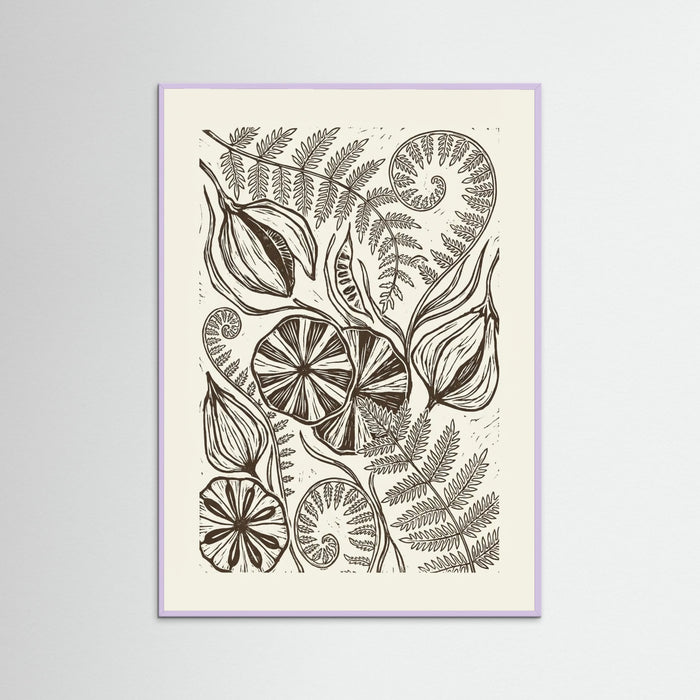 Lilac Wood Organic Linework