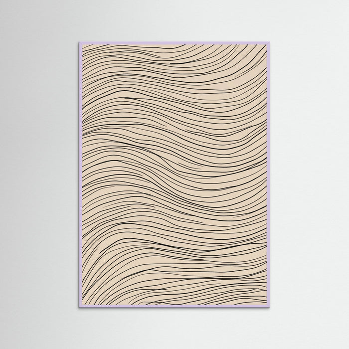 Lilac Wood Organic Swirl