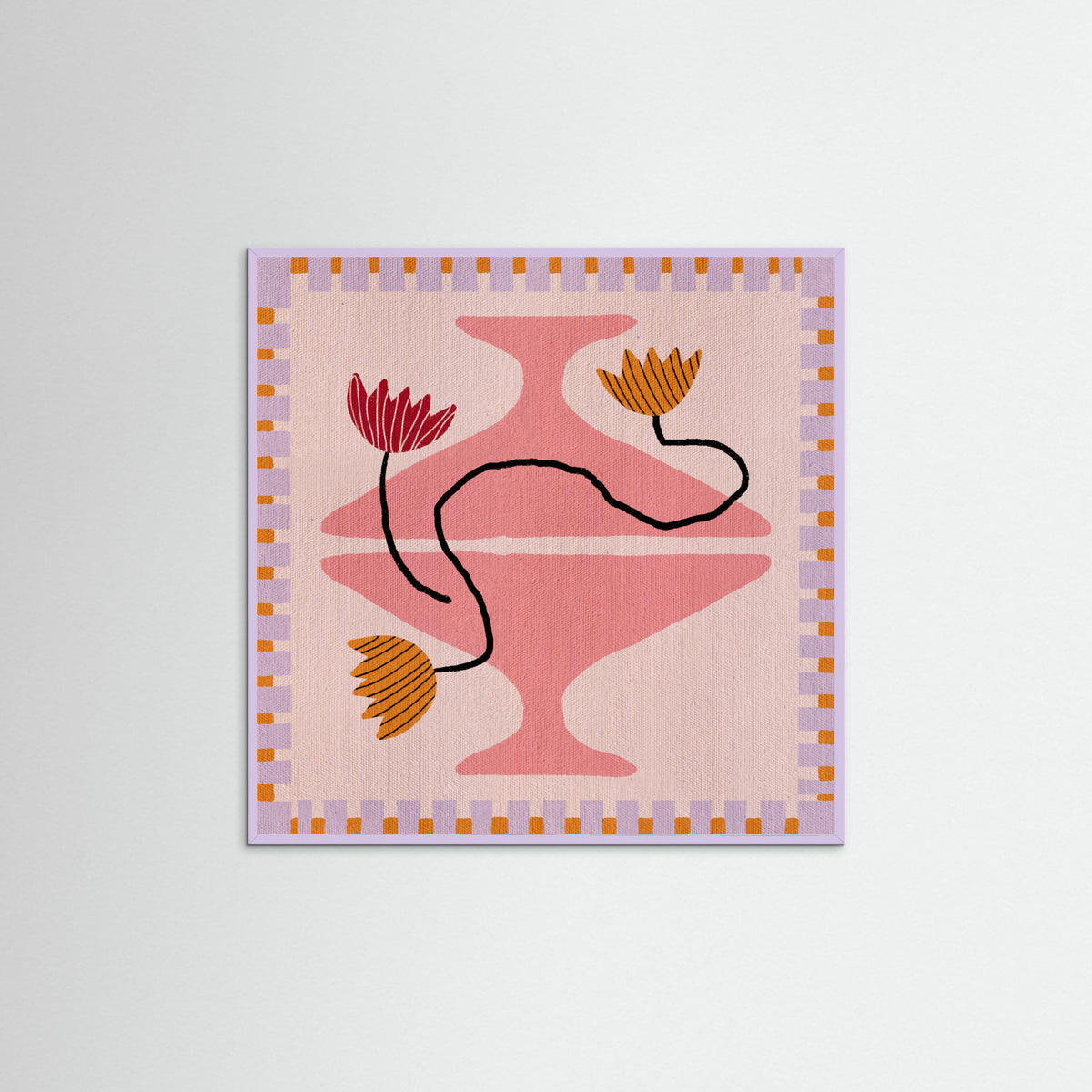 Lilac Wood Out of Vase Blooms 8 Poster