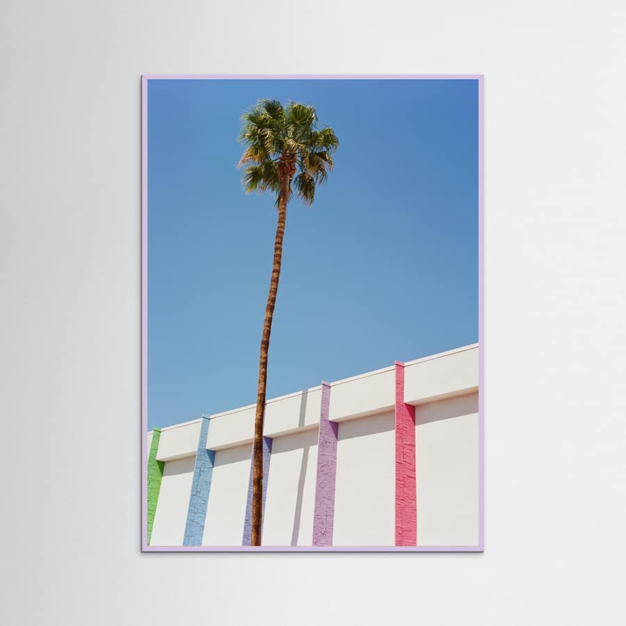 Lilac Wood Palm Springs II Poster