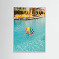 Lilac Wood Palm Springs Pool Day Poster