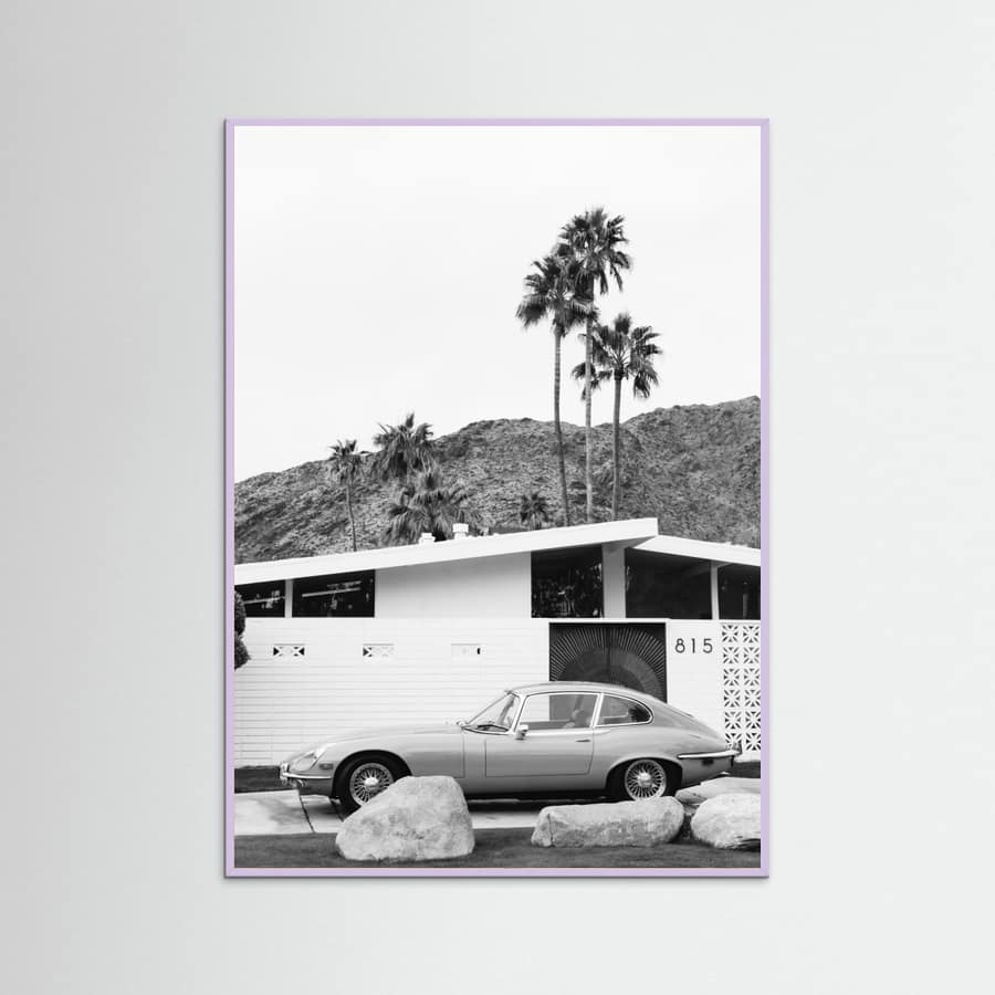 Lilac Wood Palm Springs Ride II Poster