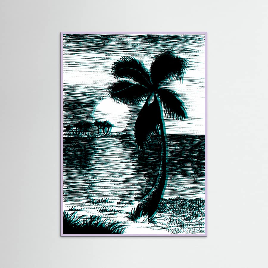 Palm5 Poster – poster and art print