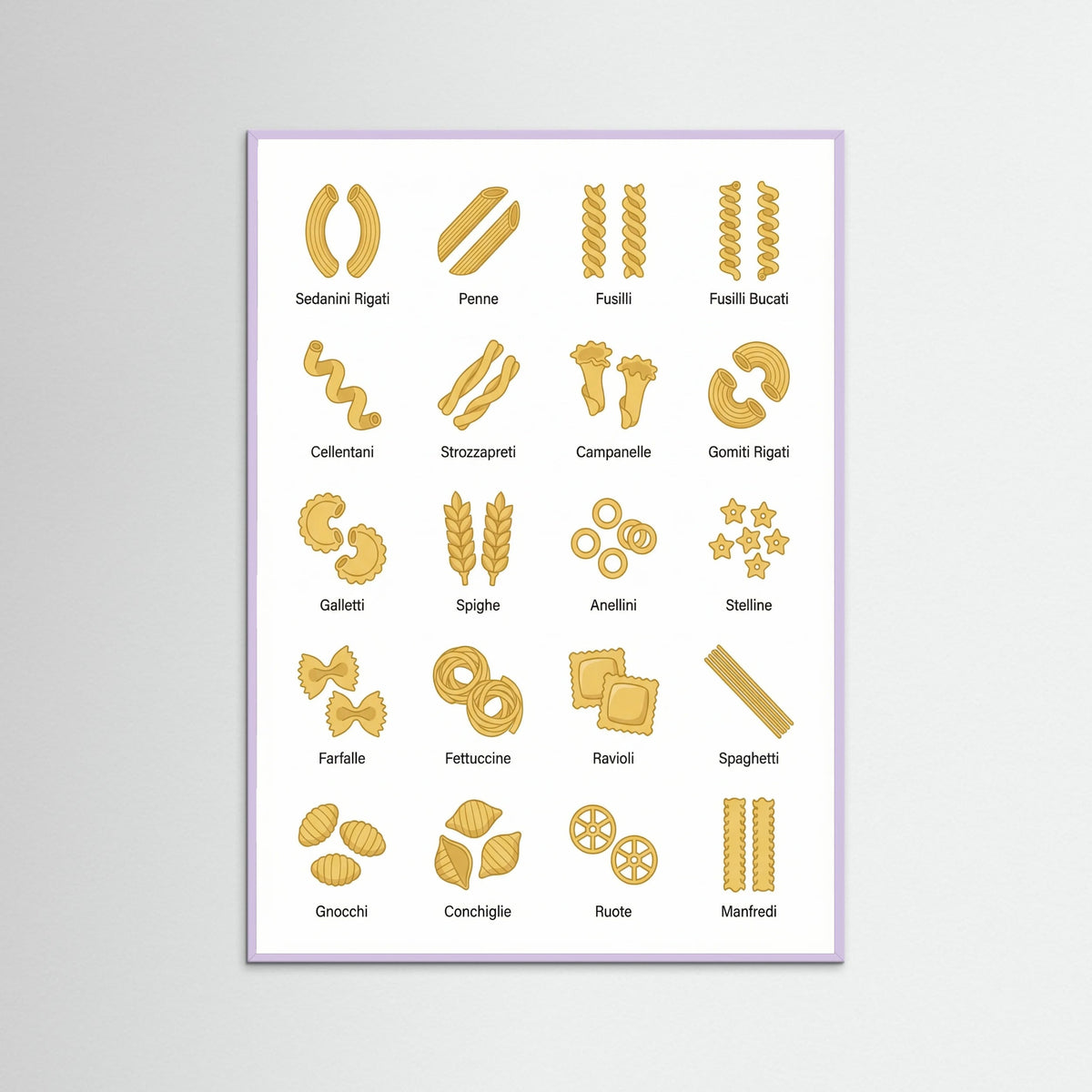 Lilac Wood Pasta Varieties Guide