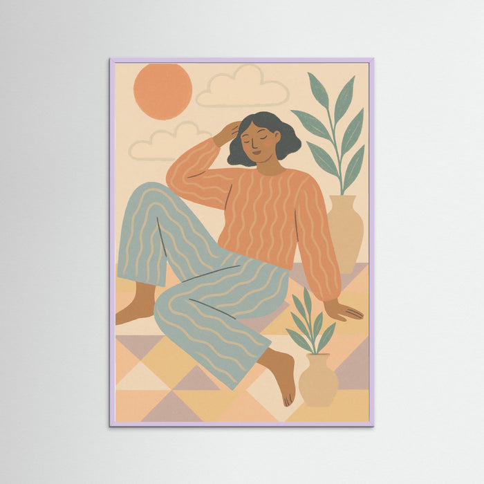 Lilac Wood Pastel Breeze
