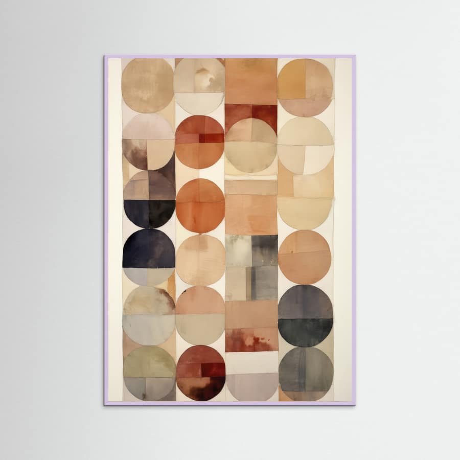Pastel Circles Poster – poster and art print