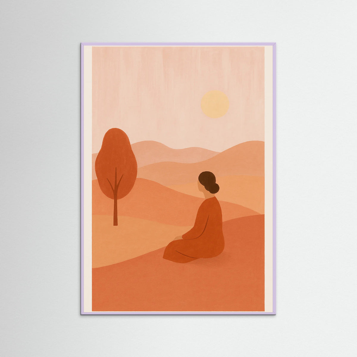 Lilac Wood Pastel Comfort