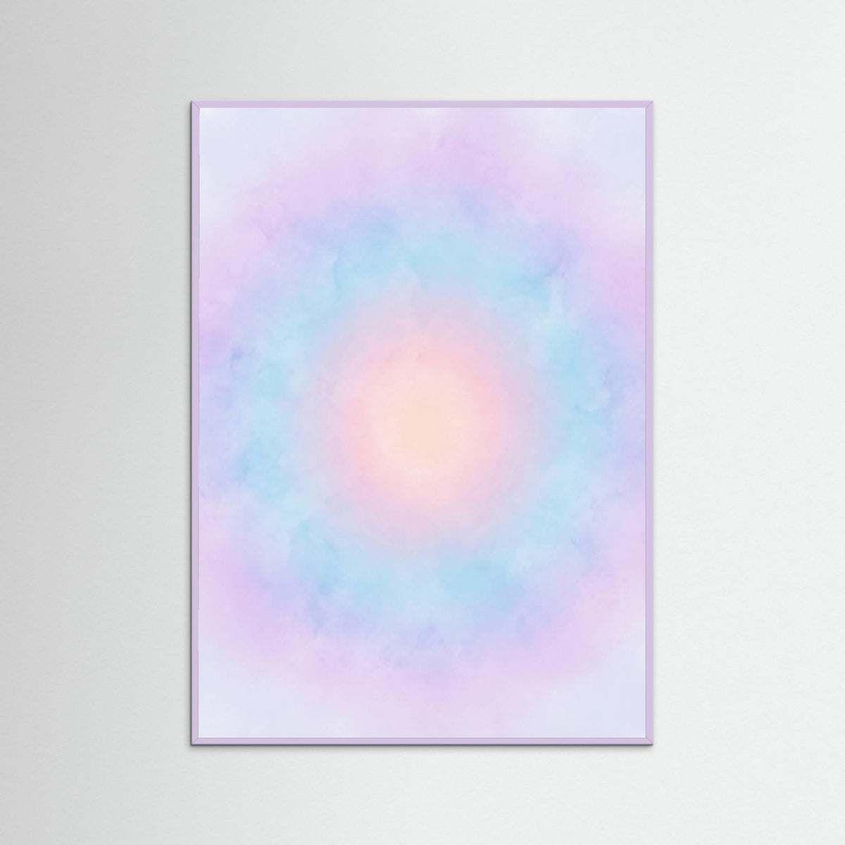 Lilac Wood Pastel Gradient Dream