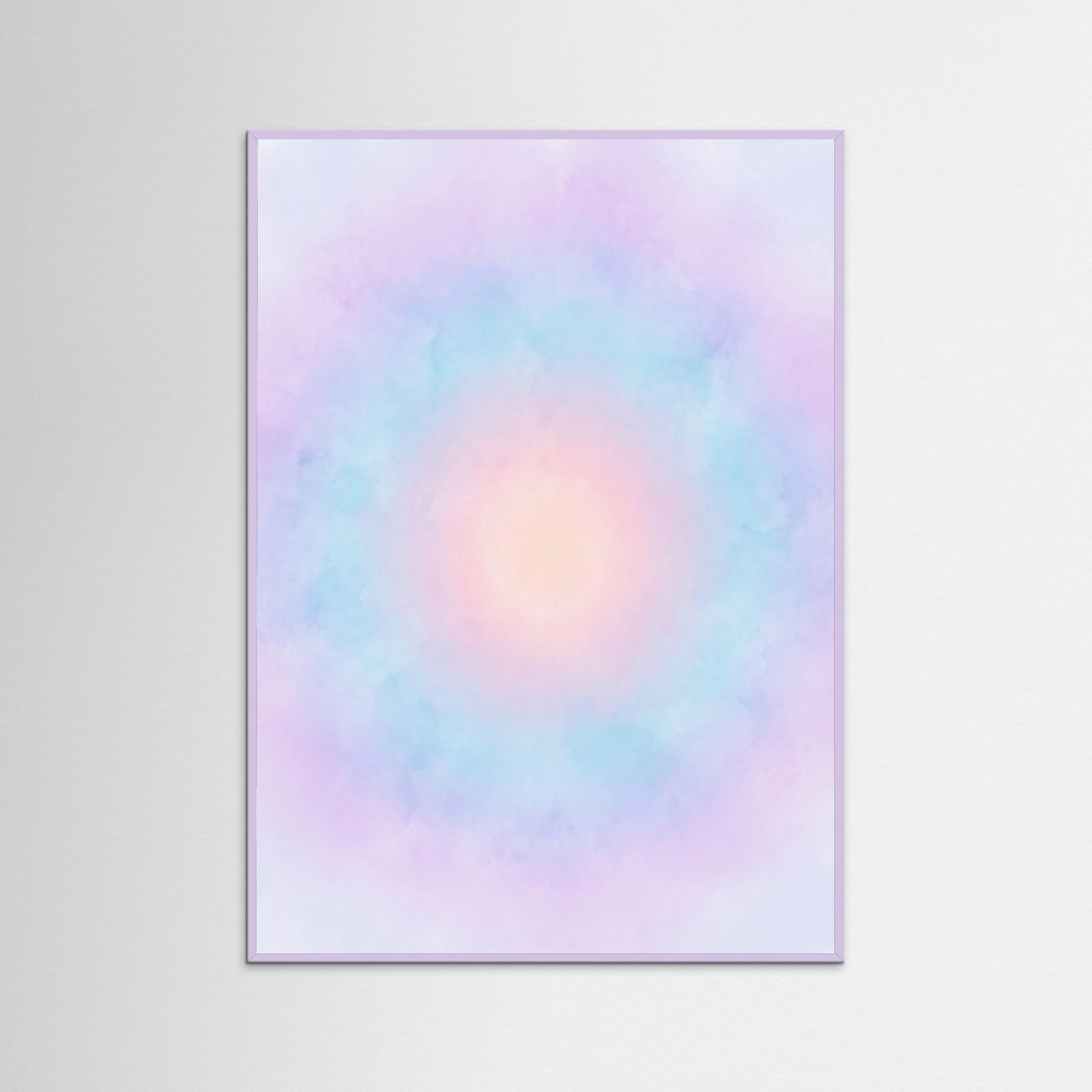 Lilac Wood Pastel Gradient Dream