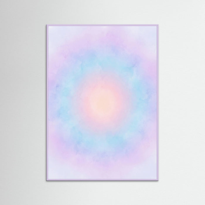 Lilac Wood Pastel Gradient Dream