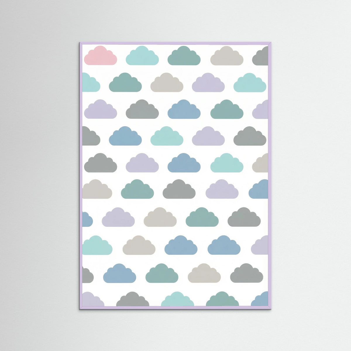 Lilac Wood Pastel Rainfall