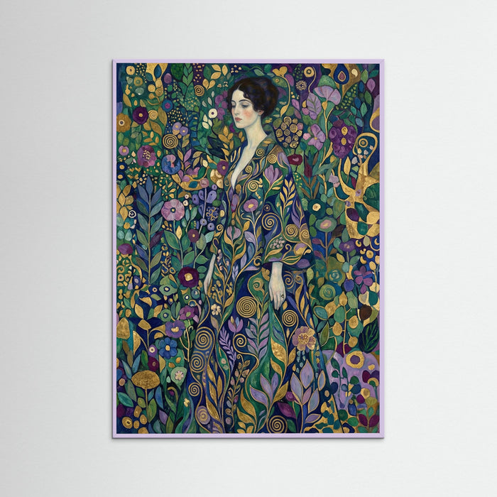 Lilac Wood Patterned Embrace