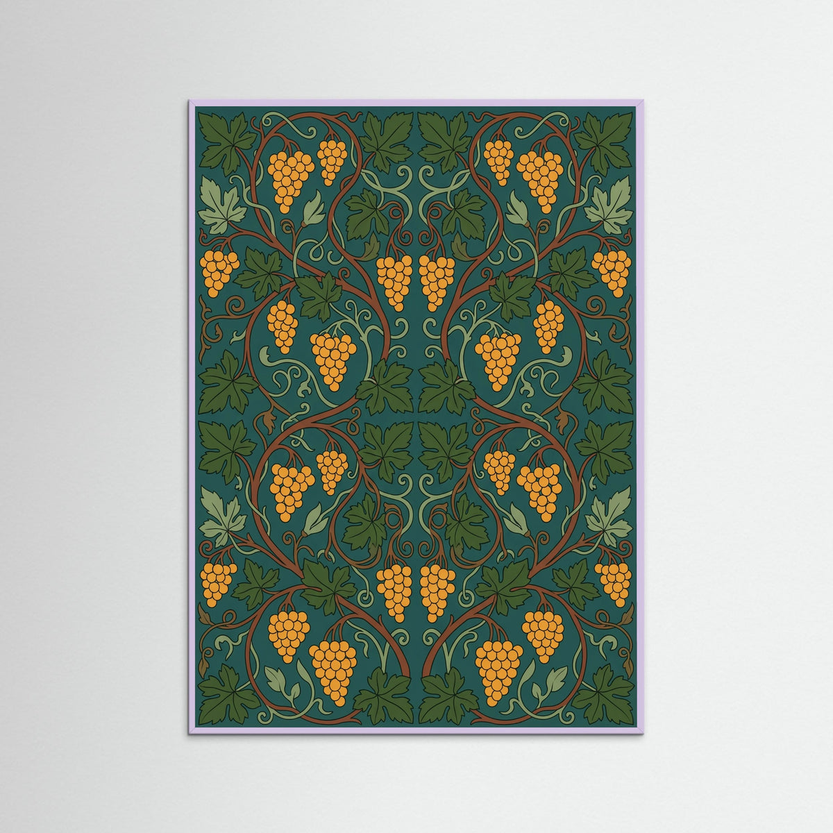 Lilac Wood Patterned Life Tree