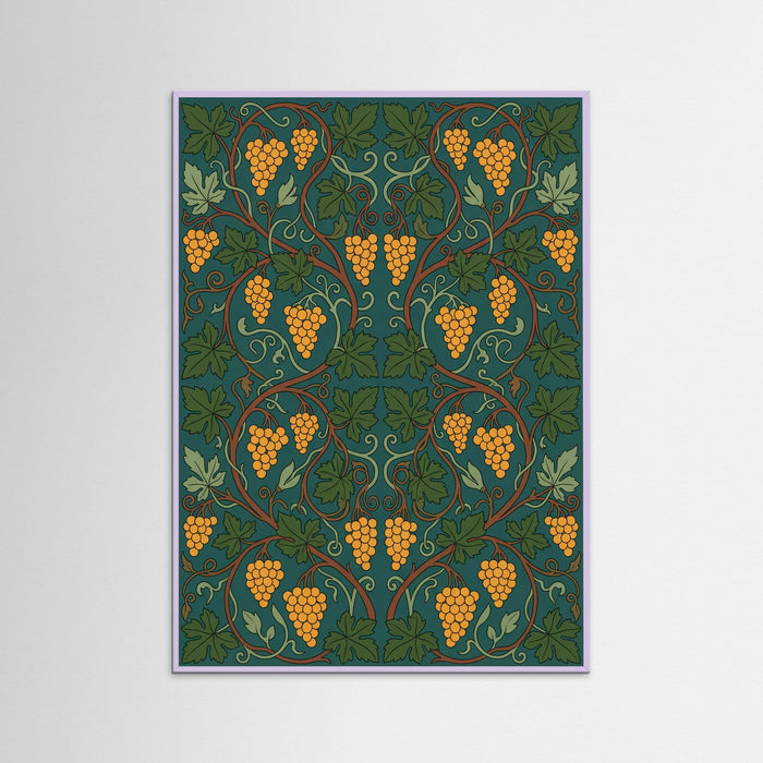 Lilac Wood Patterned Life Tree
