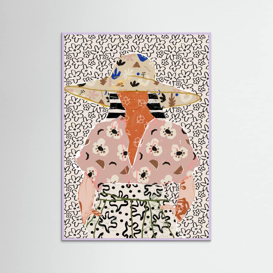 Lilac Wood Patternplayno.14 Poster