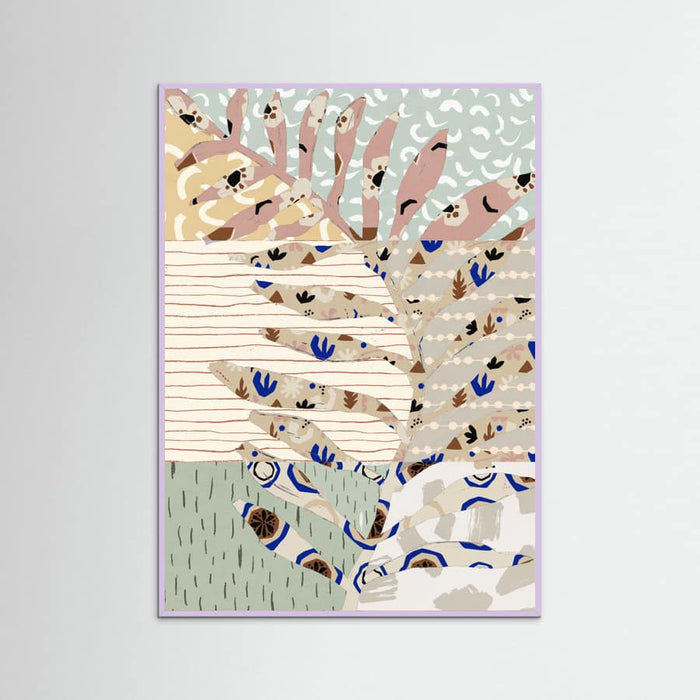 Lilac Wood Patternplayno.19 Poster