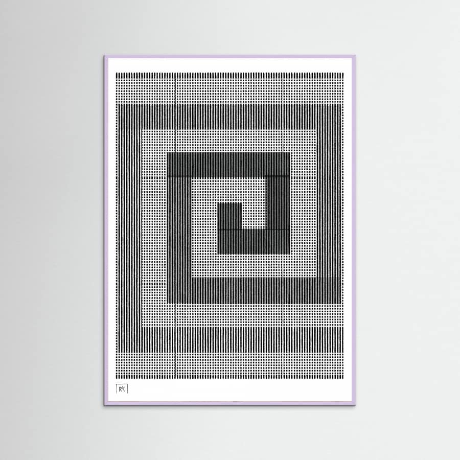 Patterns Fabric Inspired 2b Poster – poster en kunstdruk