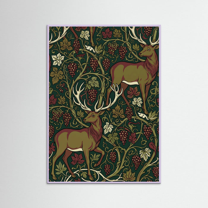 Lilac Wood Peacock Dragon Tapestry