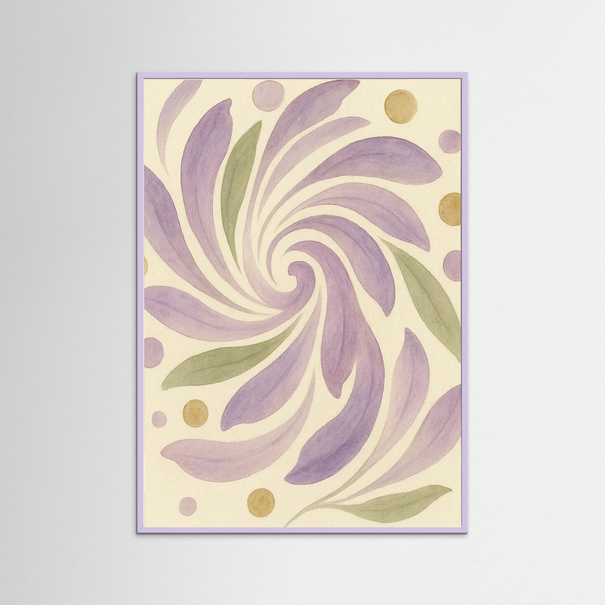 Lilac Wood Petal Symphony