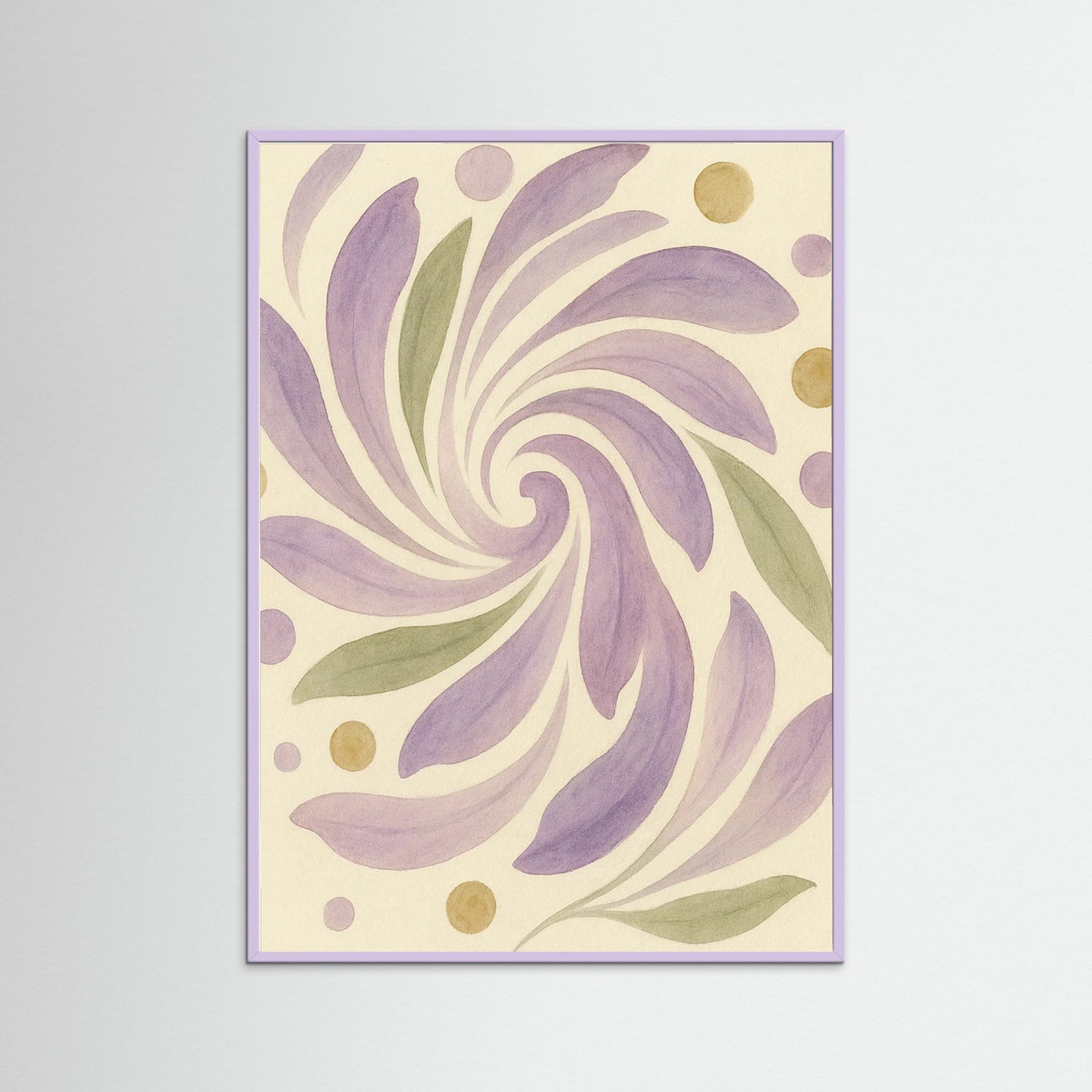 Lilac Wood Petal Symphony