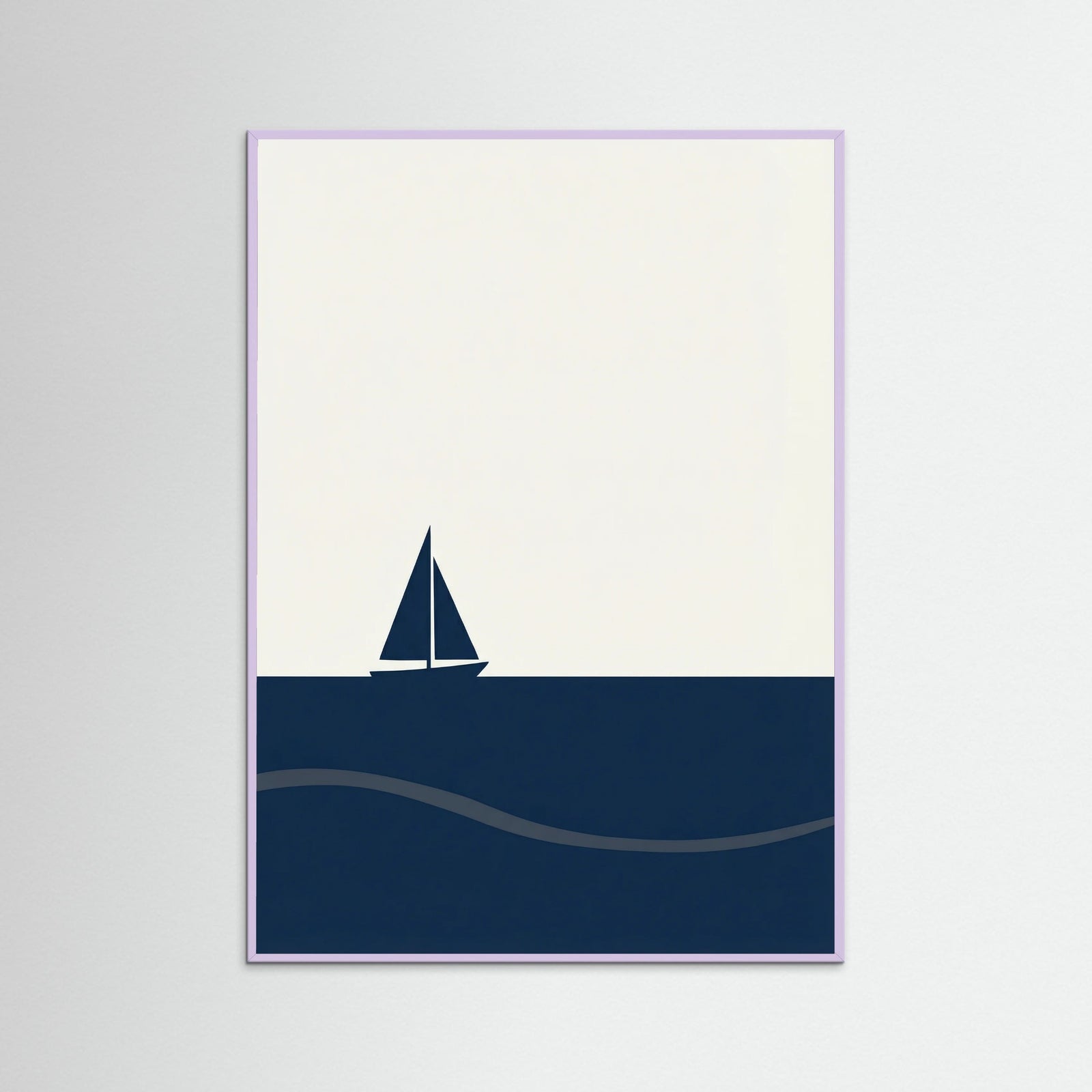 Lilac Wood Pier Solitude