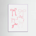 Pink Bows Poster – plakat og kunsttryk
