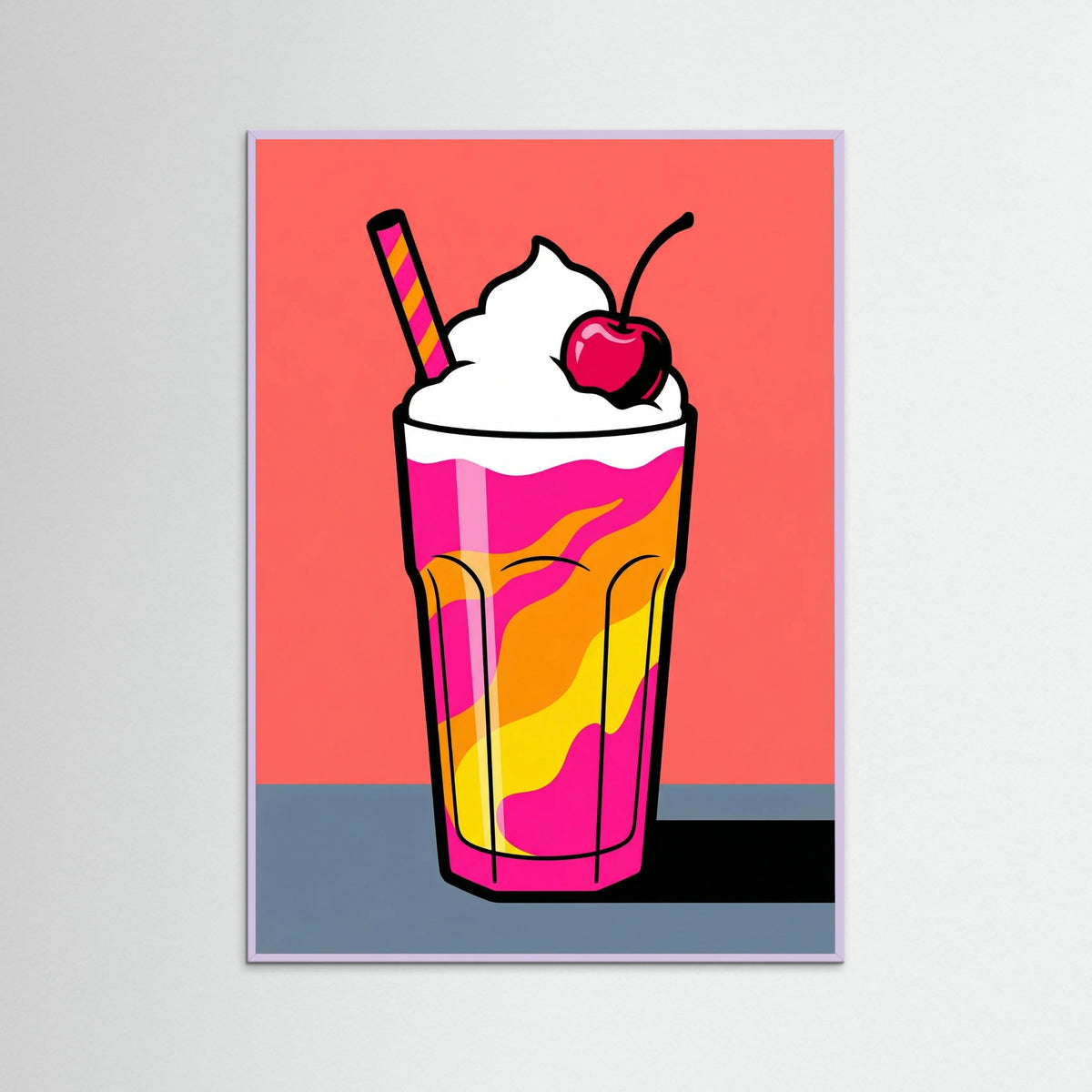 Lilac Wood Pink Glaze Pop