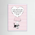 Pink Heart Poster – Poster und Kunstdruck