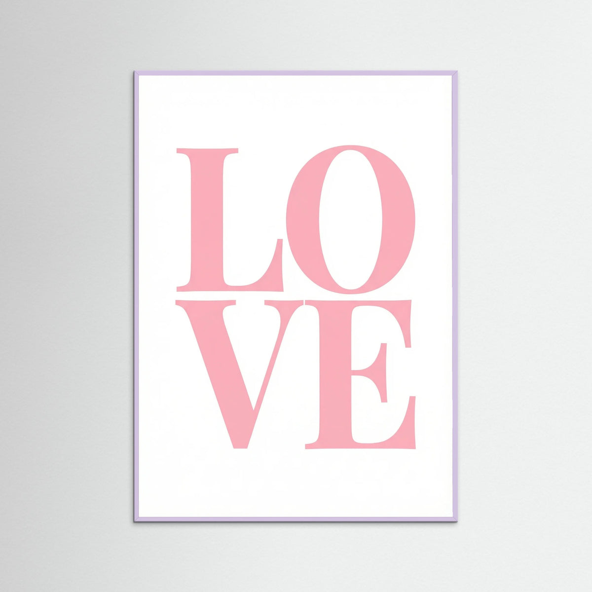 Lilac Wood Pink Typography Bliss