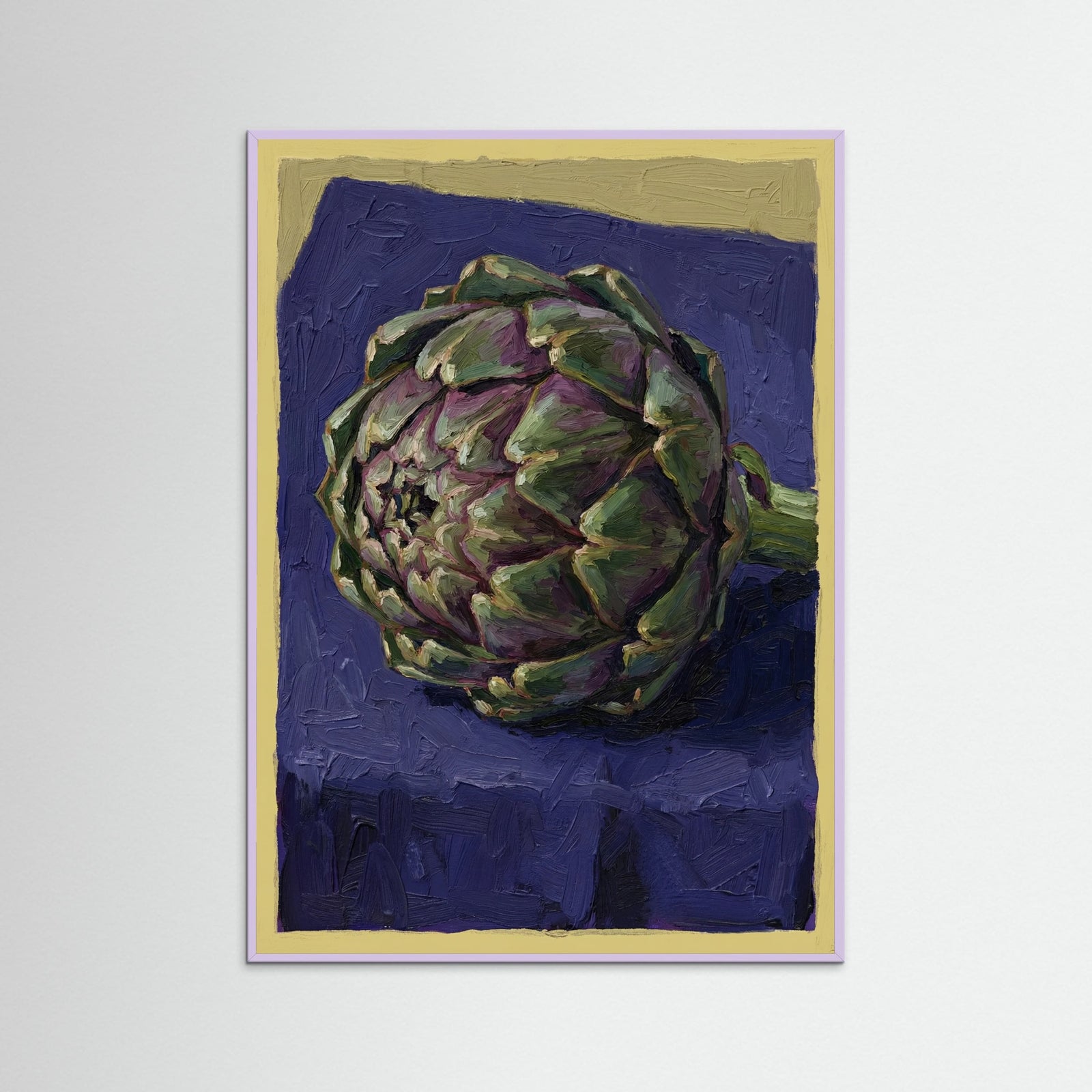 Lilac Wood Platter of Sardines